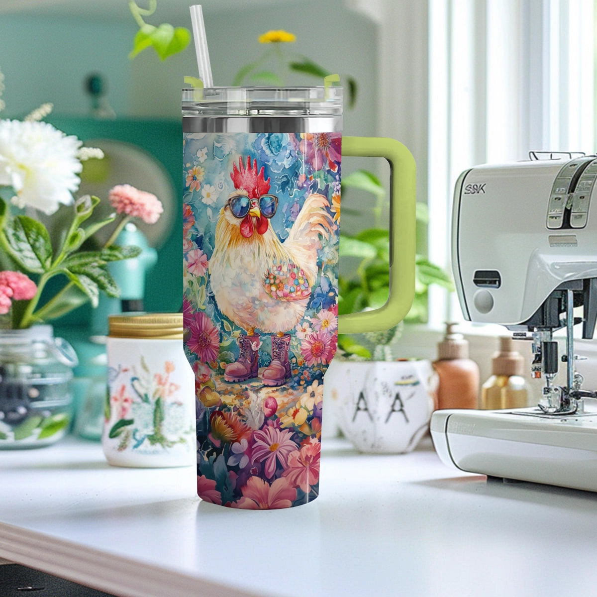 Shineful Tumbler Chicken Hen's Garden