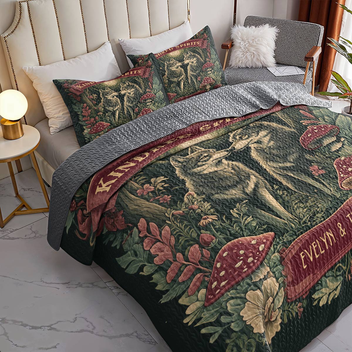 Shineful All Season Quilt 3-Piece Set - Personalized Kindred Spirits