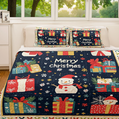 Shineful All Season Quilt 3-Piece Set Christmas Cheer
