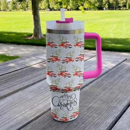 Shineful Tumbler Christmas Truck