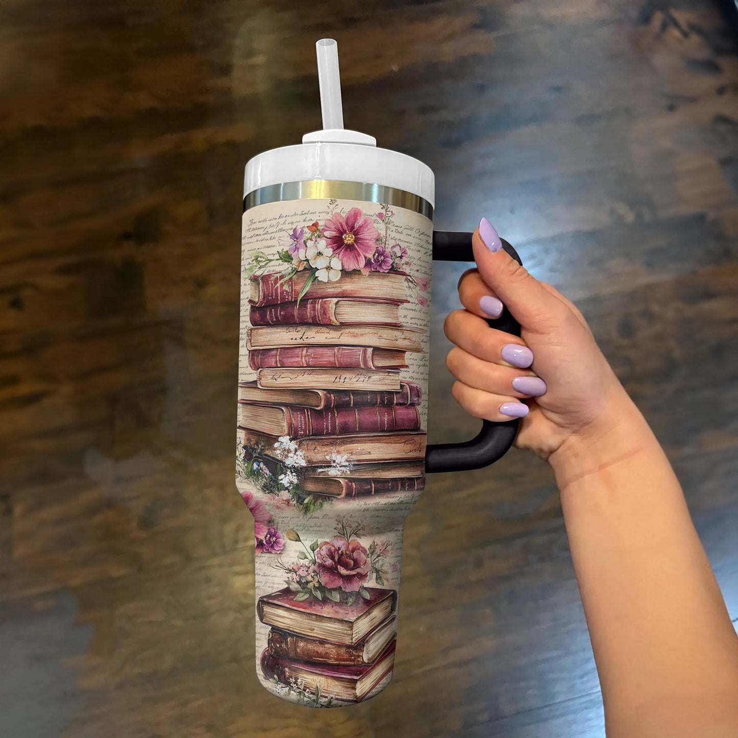 Shineful Tumbler Reading Book Lover
