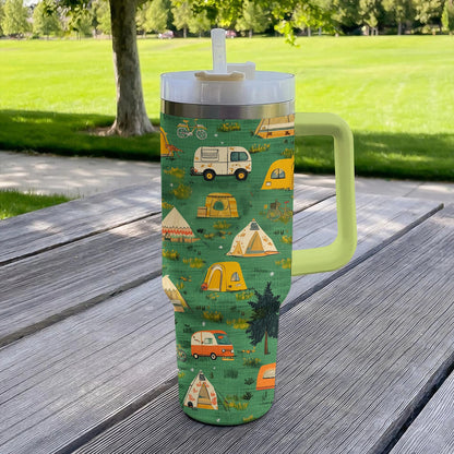 Shineful Tumbler Camper's Joy