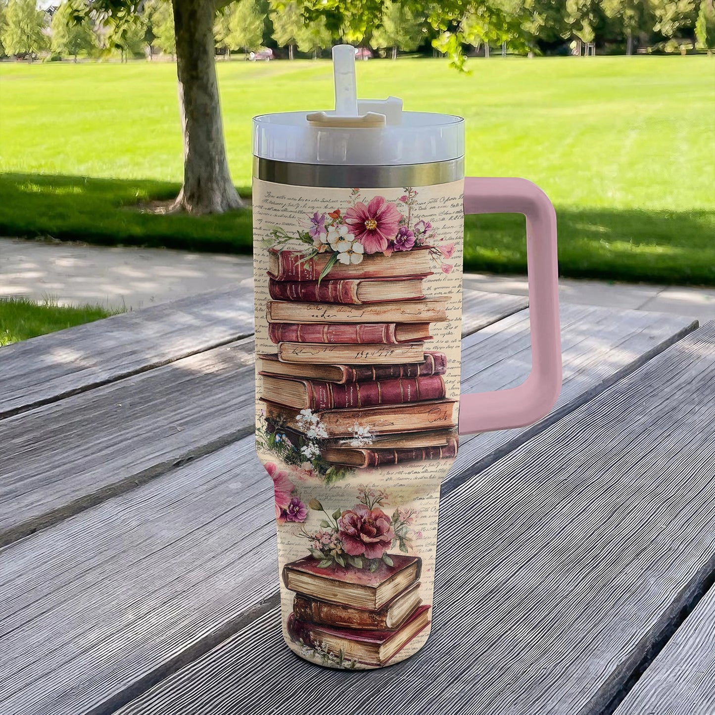 Shineful Tumbler Reading Book Lover