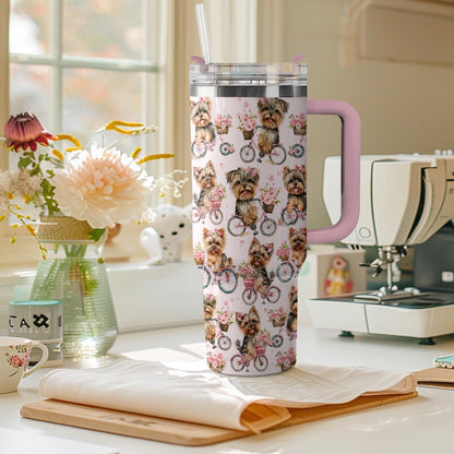 Shineful Tumbler Cute Yorkie