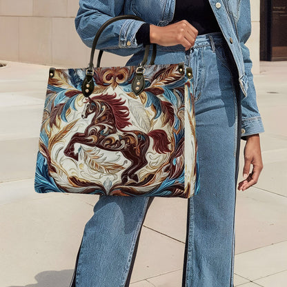 Shineful Leather Bag Native Horse Spirit