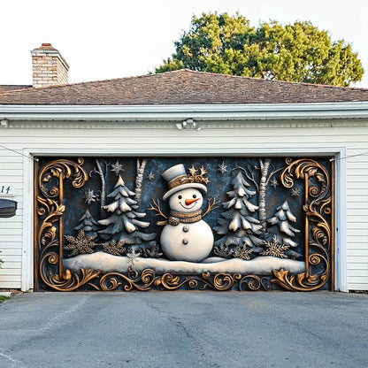 Shineful Garage Door Banner Decoration Winter Magic