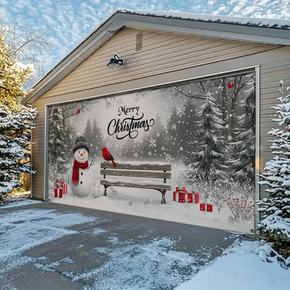 Shineful Garage Door Banner Decoration - Winter Wonderland