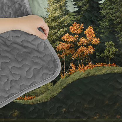 Shineful Quilt 3-Piece Set Forest Cabin