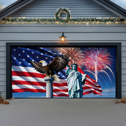 Shineful Garage Door Banner Decoration The American Standard