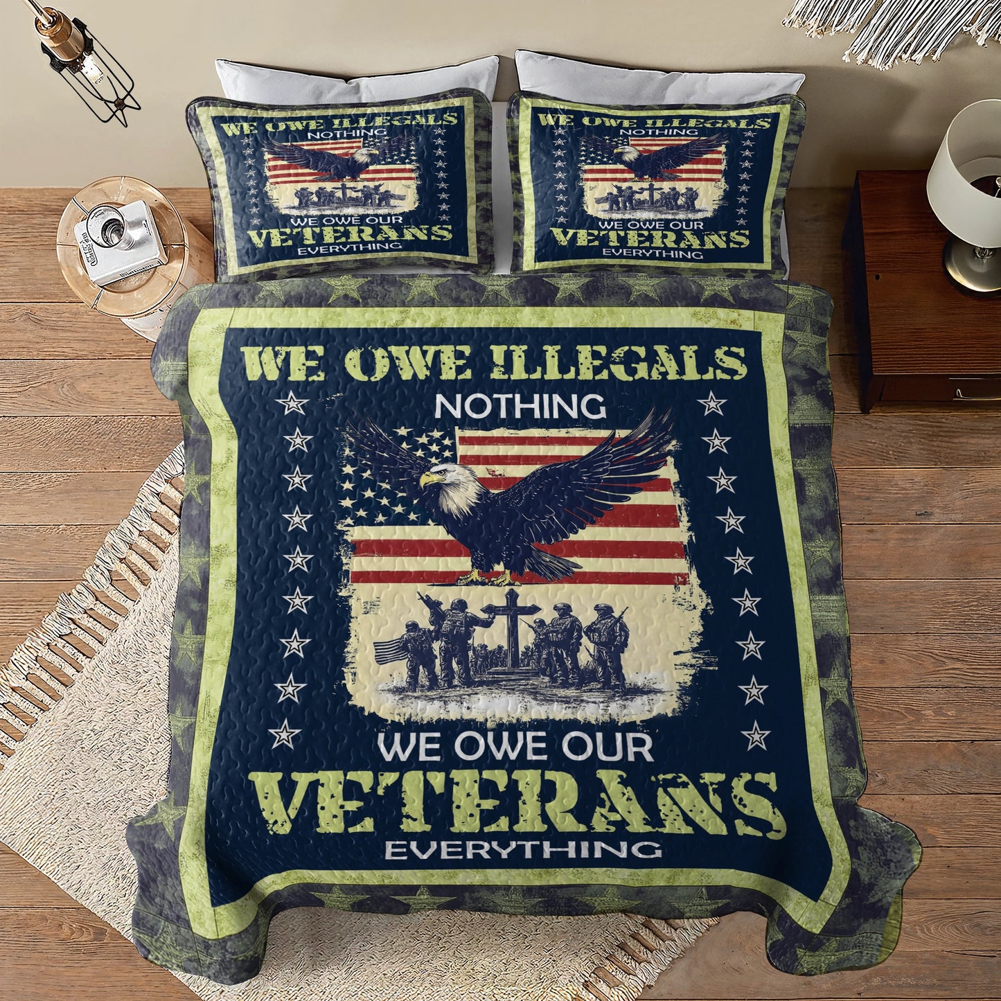 Shineful All Season Quilt 3-Piece Set - Veteran's Pride