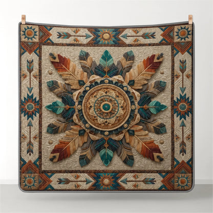 Shineful All Season Quilt 3-Piece Set Sacred Mandala