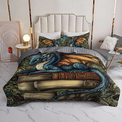 Shineful All Season Quilt 3-Piece Set - Dragon’s Sanctuary