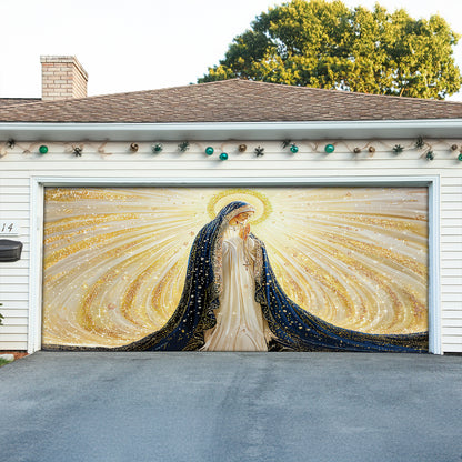 Shineful Garage Door Banner Decoration Lady’s Eternal Glow