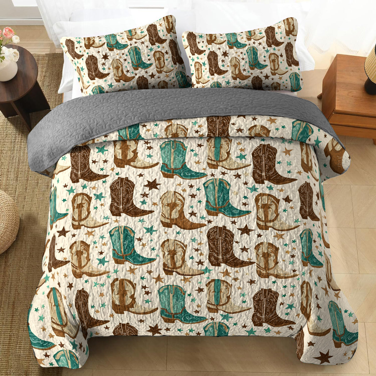 Shineful All Season Quilt 3-Piece Set Bootylicious