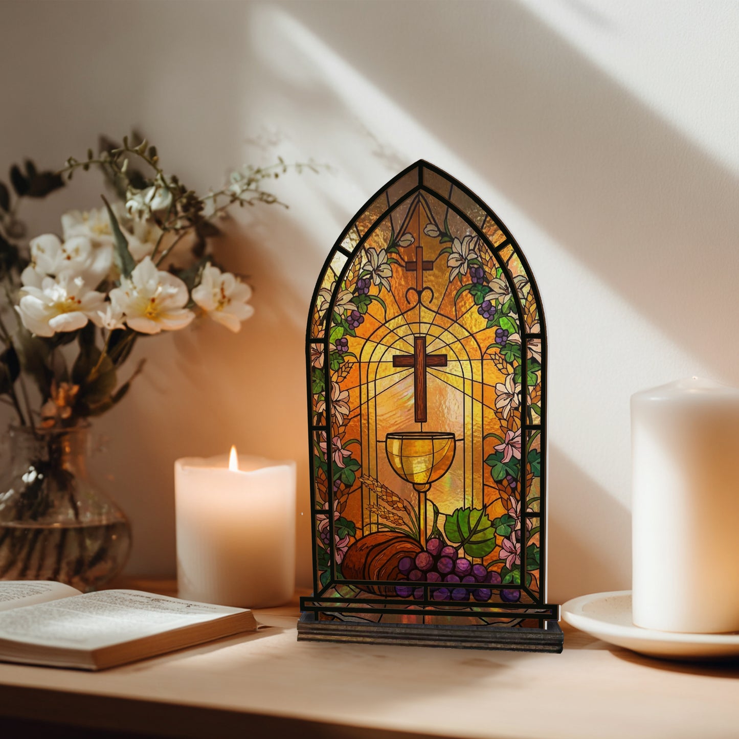 Shineful Suncatcher Candle Holder Eucharistic Light