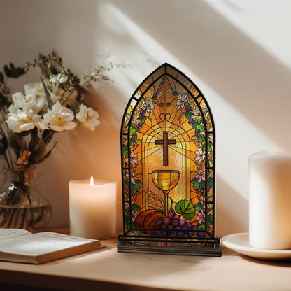 Shineful Suncatcher Candle Holder Eucharistic Light