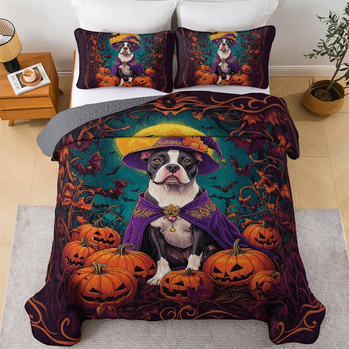 Shineful All Season Quilt 3-Piece Set Boo-bull