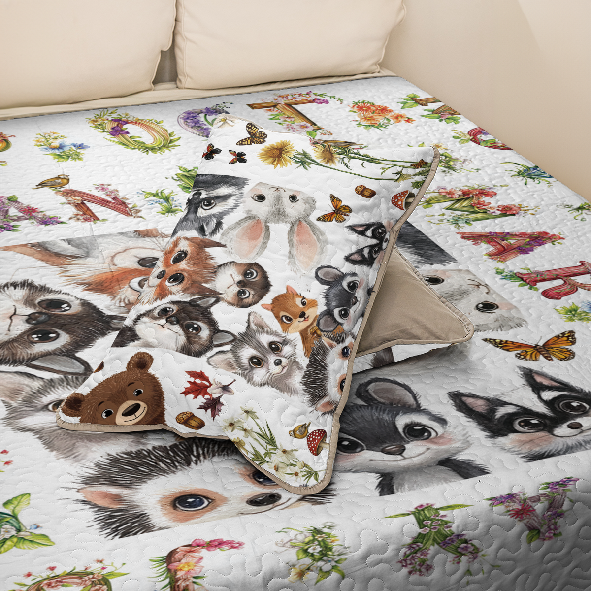 Shineful All Season Quilt 3-Piece Set 12 Months Of Woodland Magic