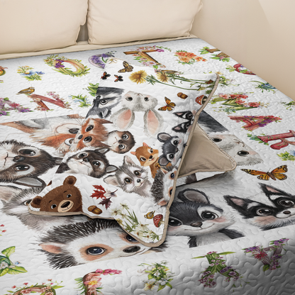 Shineful All Season Quilt 3-Piece Set 12 Months Of Woodland Magic