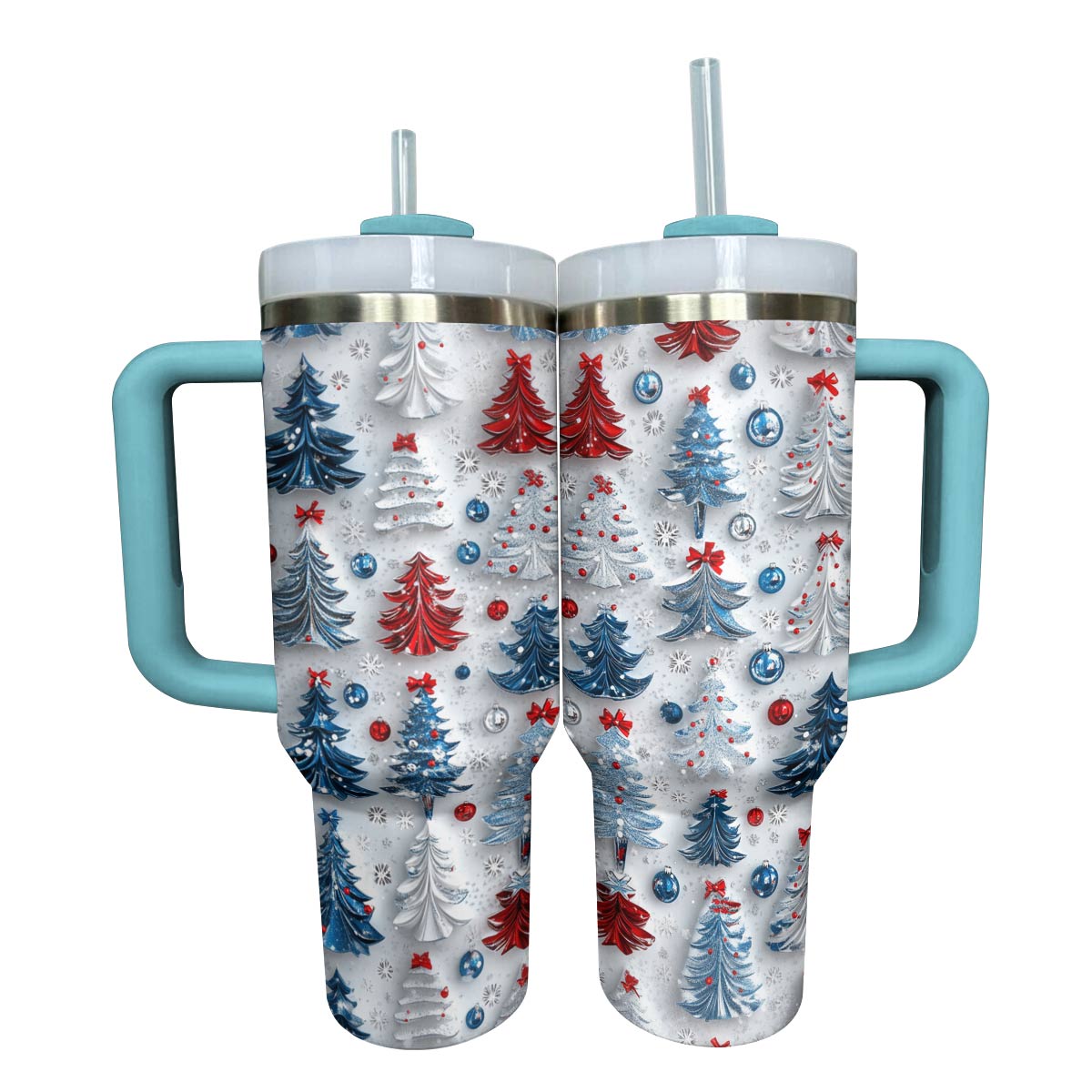 Shineful Glossy Tumbler Cute Christmas Trees