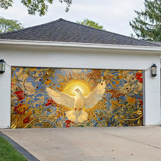 Shineful Garage Door Banner Decoration Holy Spirit