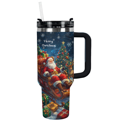 Shineful Tumbler Christmas Santa's Sleigh