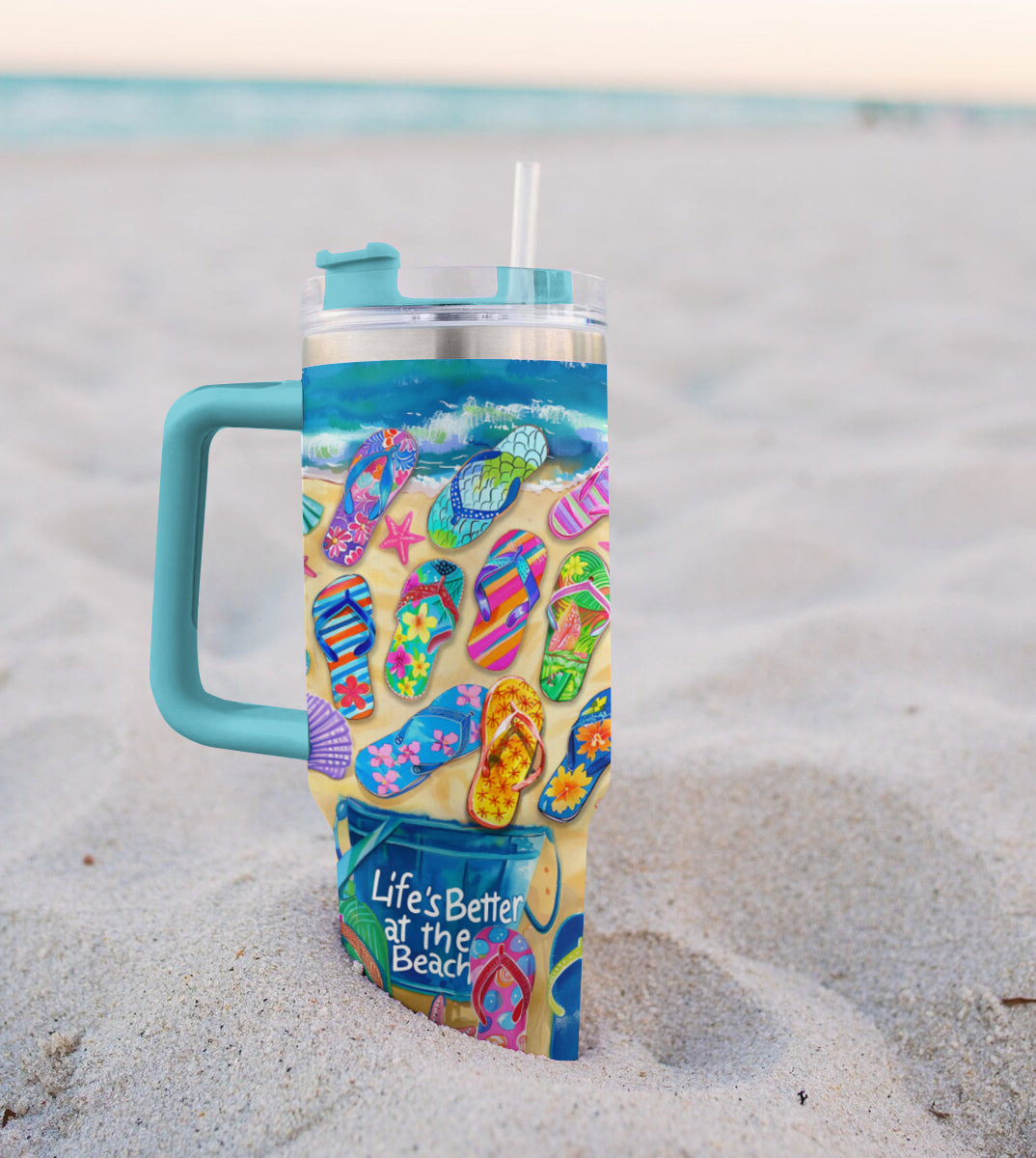 Shineful Tumbler Life's Better At The Beach