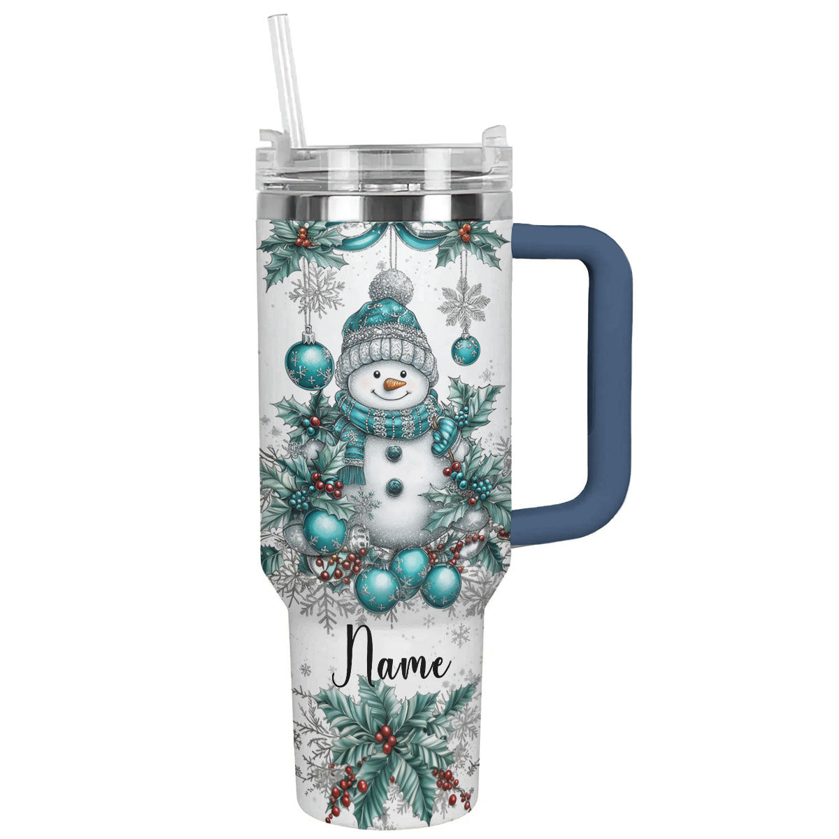 Shineful Tumbler Personalized Snowman