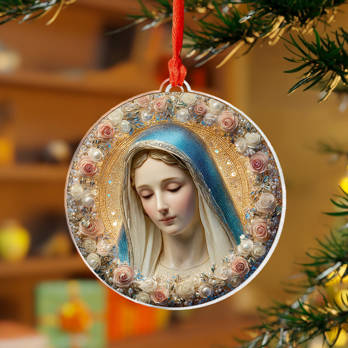 Shineful 2D Acrylic Ornament Blessed Serenity