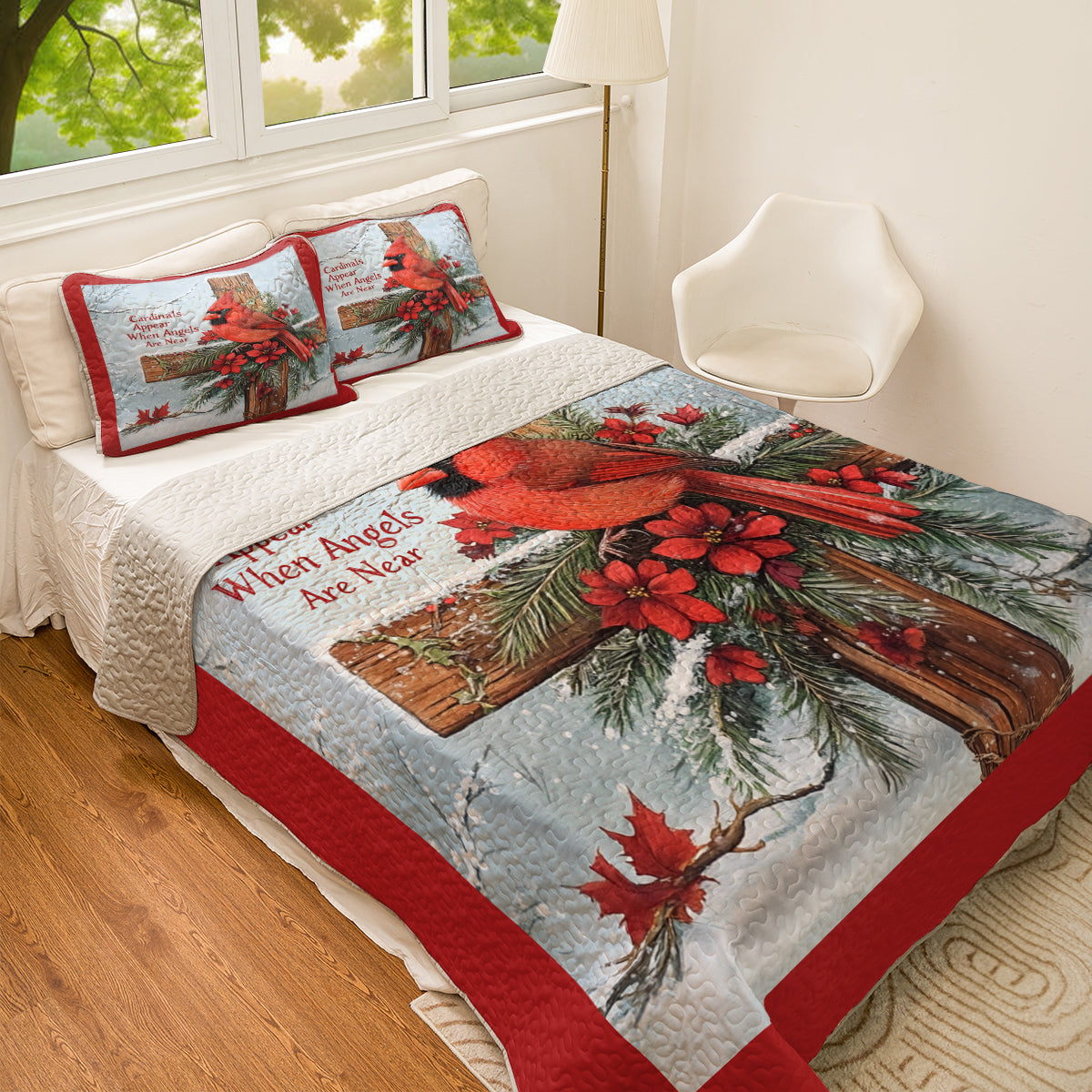 Shineful All Season Quilt 3-Piece Set Christmas Blessings