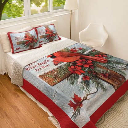 Shineful All Season Quilt 3-Piece Set Christmas Blessings