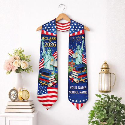 Shineful Graduation Sash Personalized Freedom Graduate