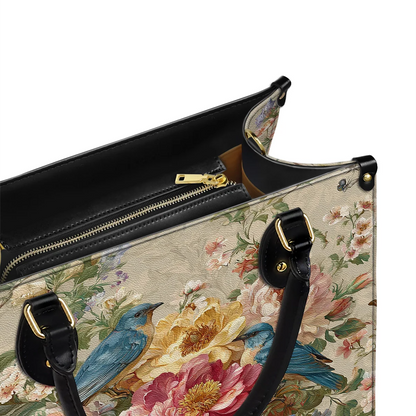 Shineful Leather Bag Bluebird Blossom