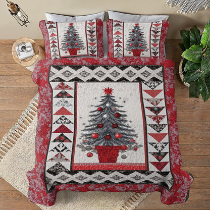 Shineful All Season Quilt 3-Piece Set Holiday Joy