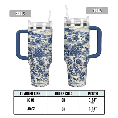 Shineful Tumbler Texas Countryside Bloom