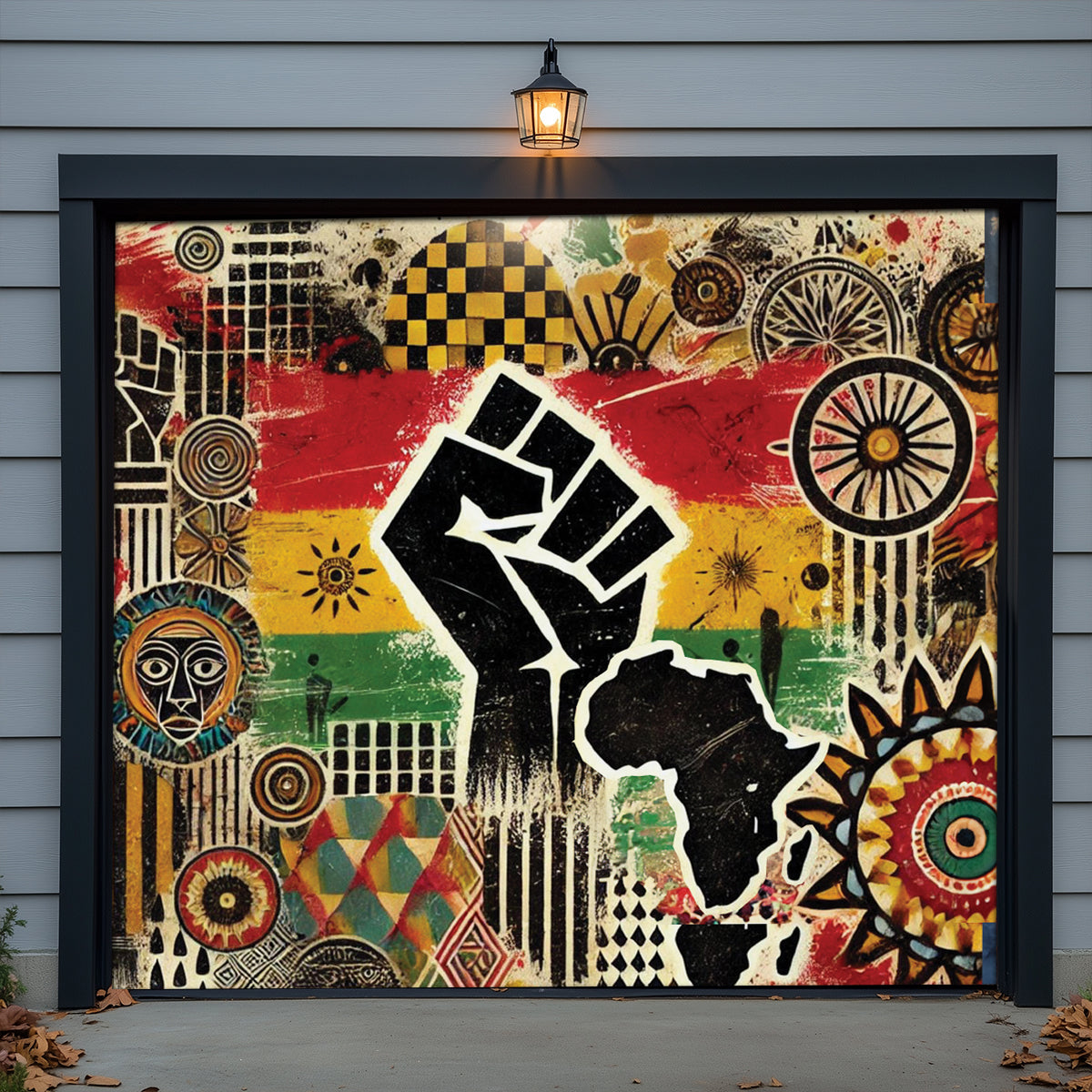Shineful Garage Door Banner Decoration The Raised Legacy