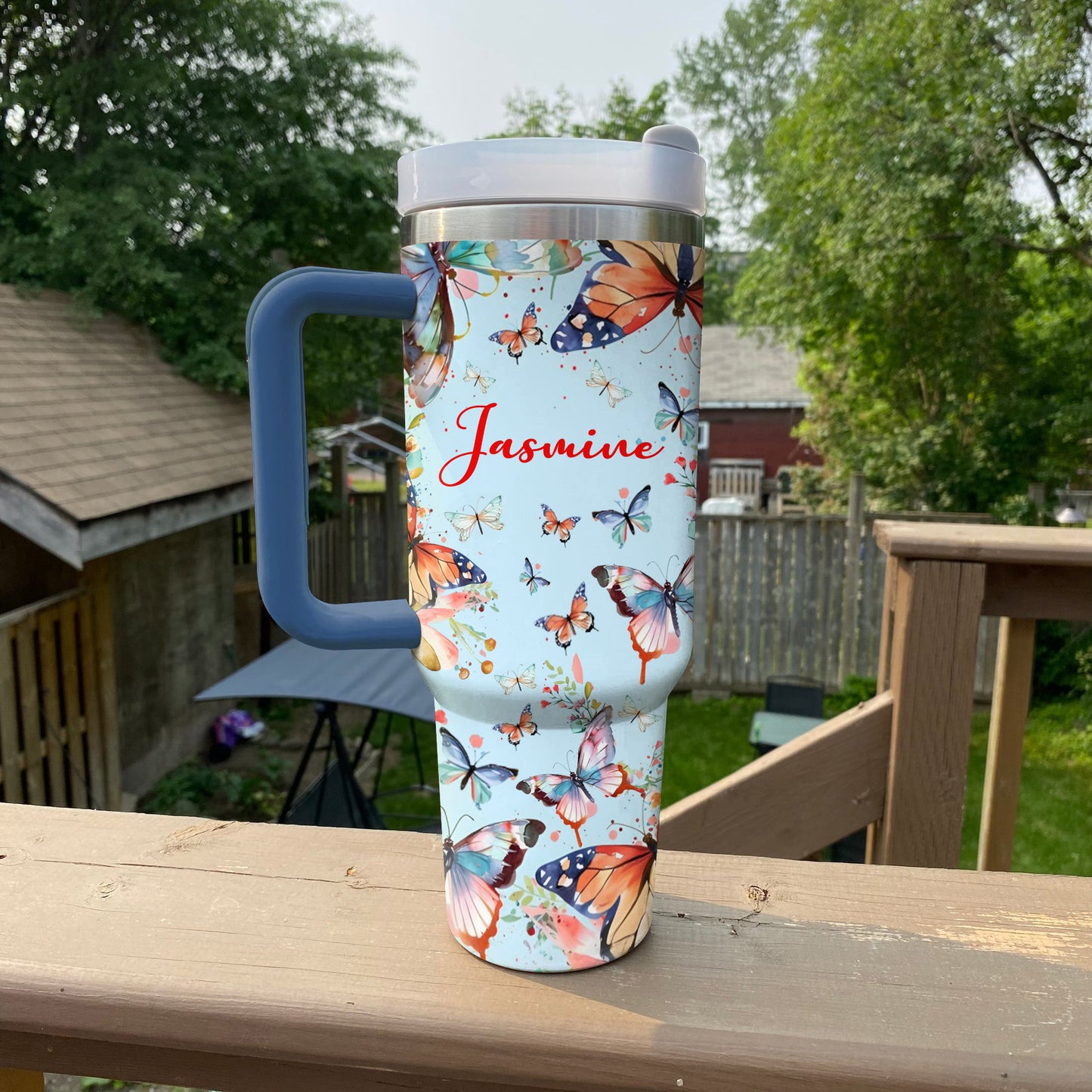 Shineful Tumbler Butterfly Harmony: Gentle Flight