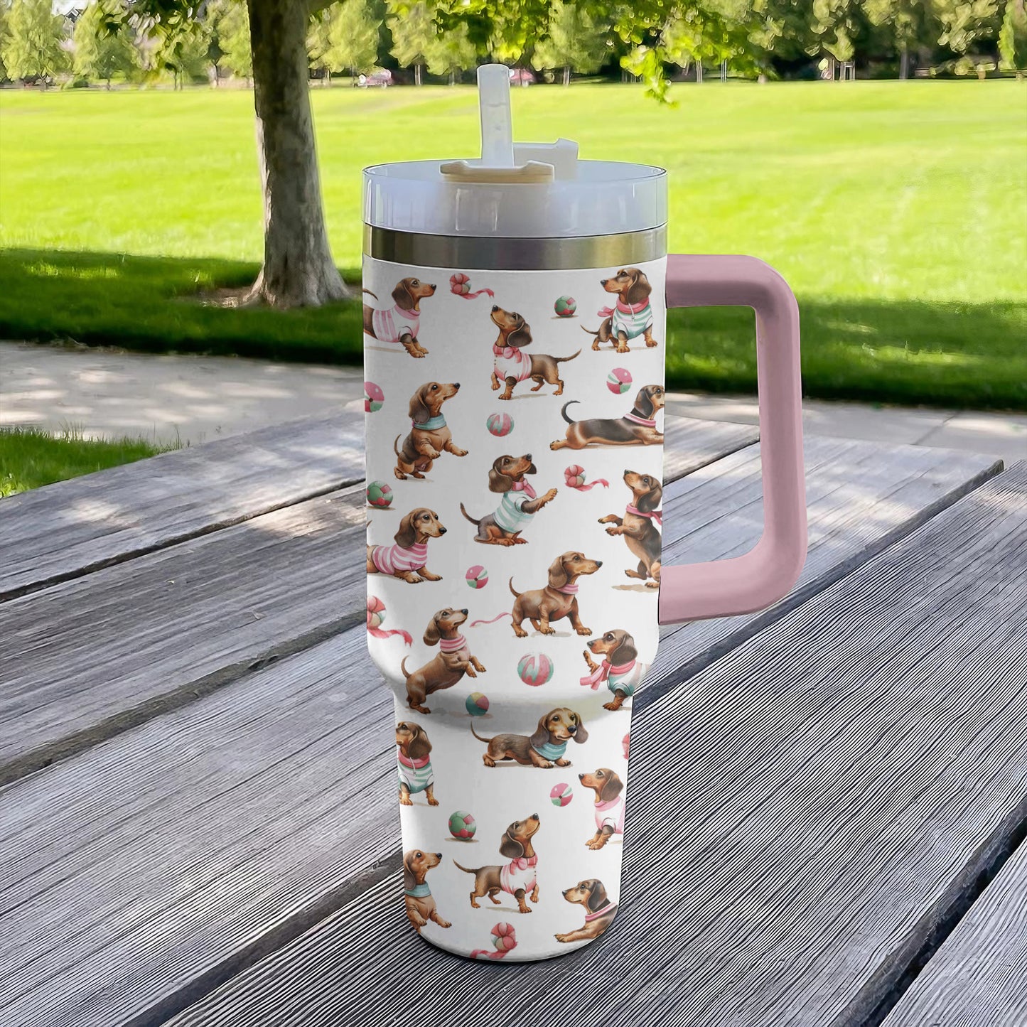 Shineful Tumbler Dachshund Puppy Pals