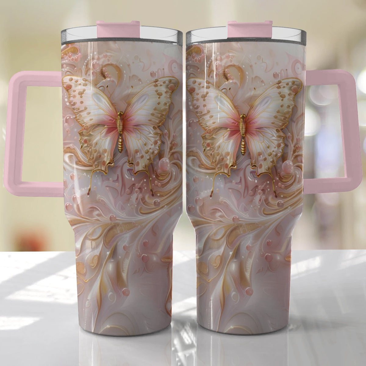 Shineful Glossy Tumbler Butterfly Celestial Flutter