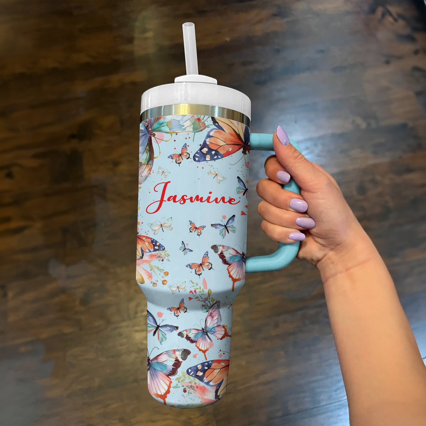 Shineful Tumbler Butterfly Harmony: Gentle Flight