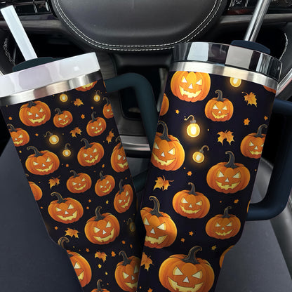 Shineful Tumbler Glowing Pumpkins