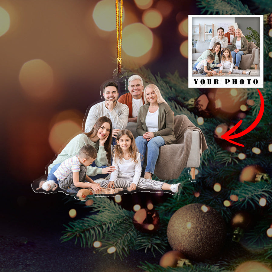 Family Shineful® Decoration Ornament Personalized Upload Photo Mn8