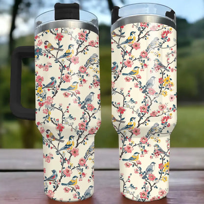 Shineful Tumbler Bird In Spring