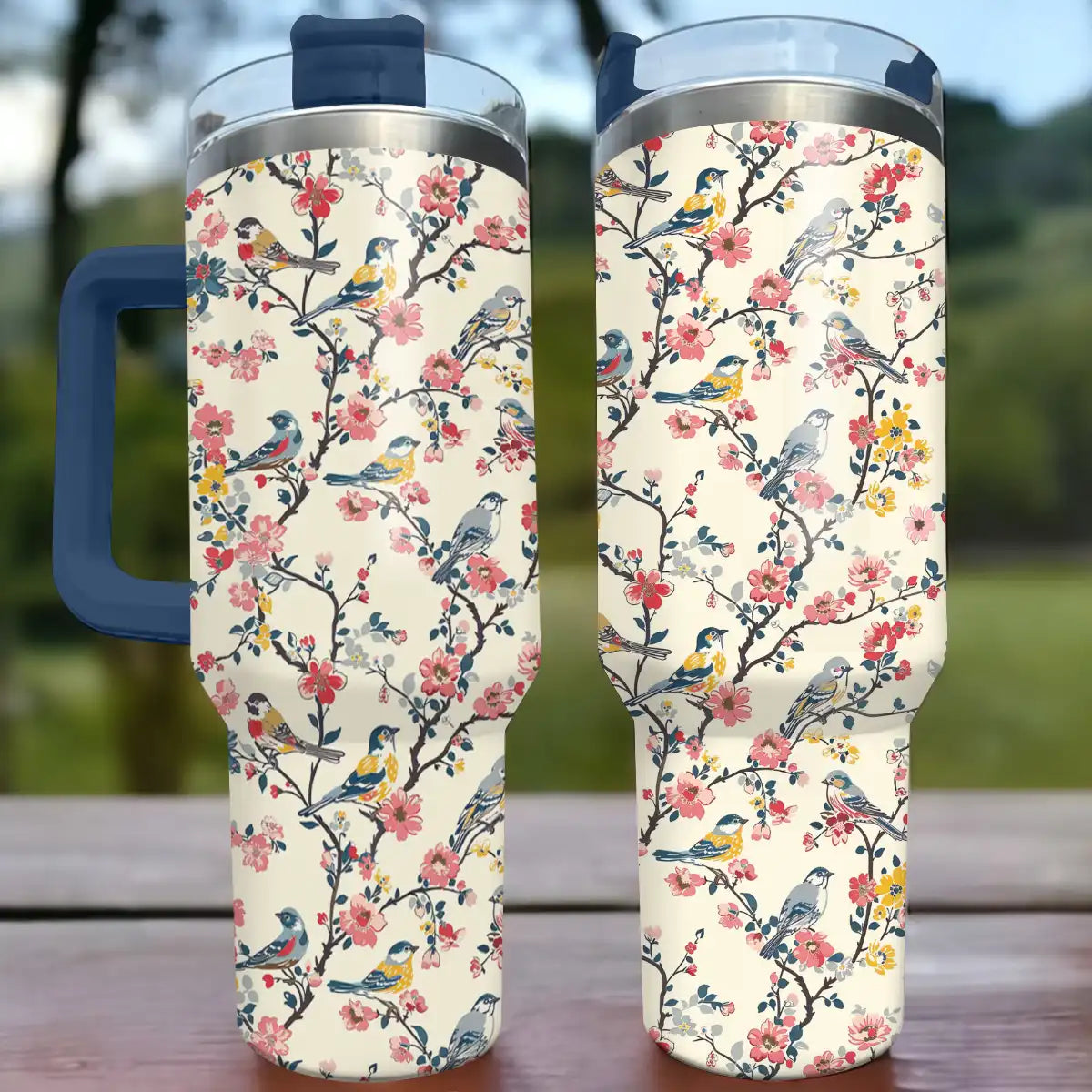 Shineful Tumbler Bird In Spring