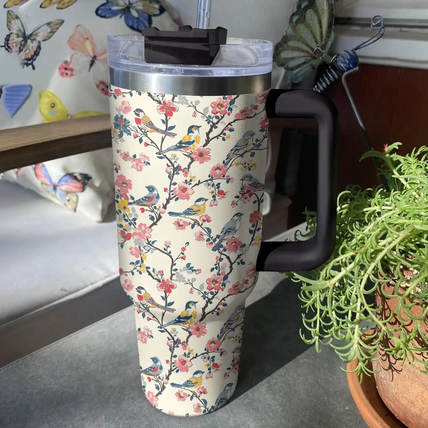 Shineful Tumbler Bird In Spring