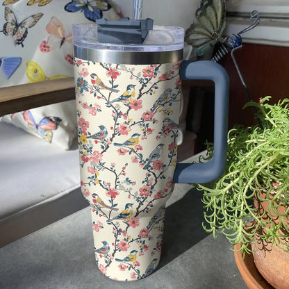 Shineful Tumbler Bird In Spring