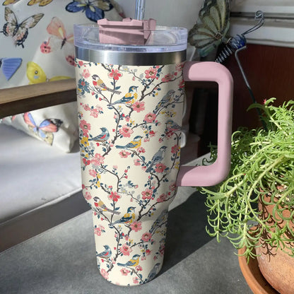 Shineful Tumbler Bird In Spring