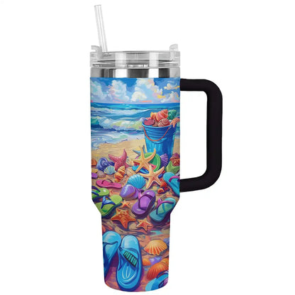 Shineful Tumbler Beach Flipflops