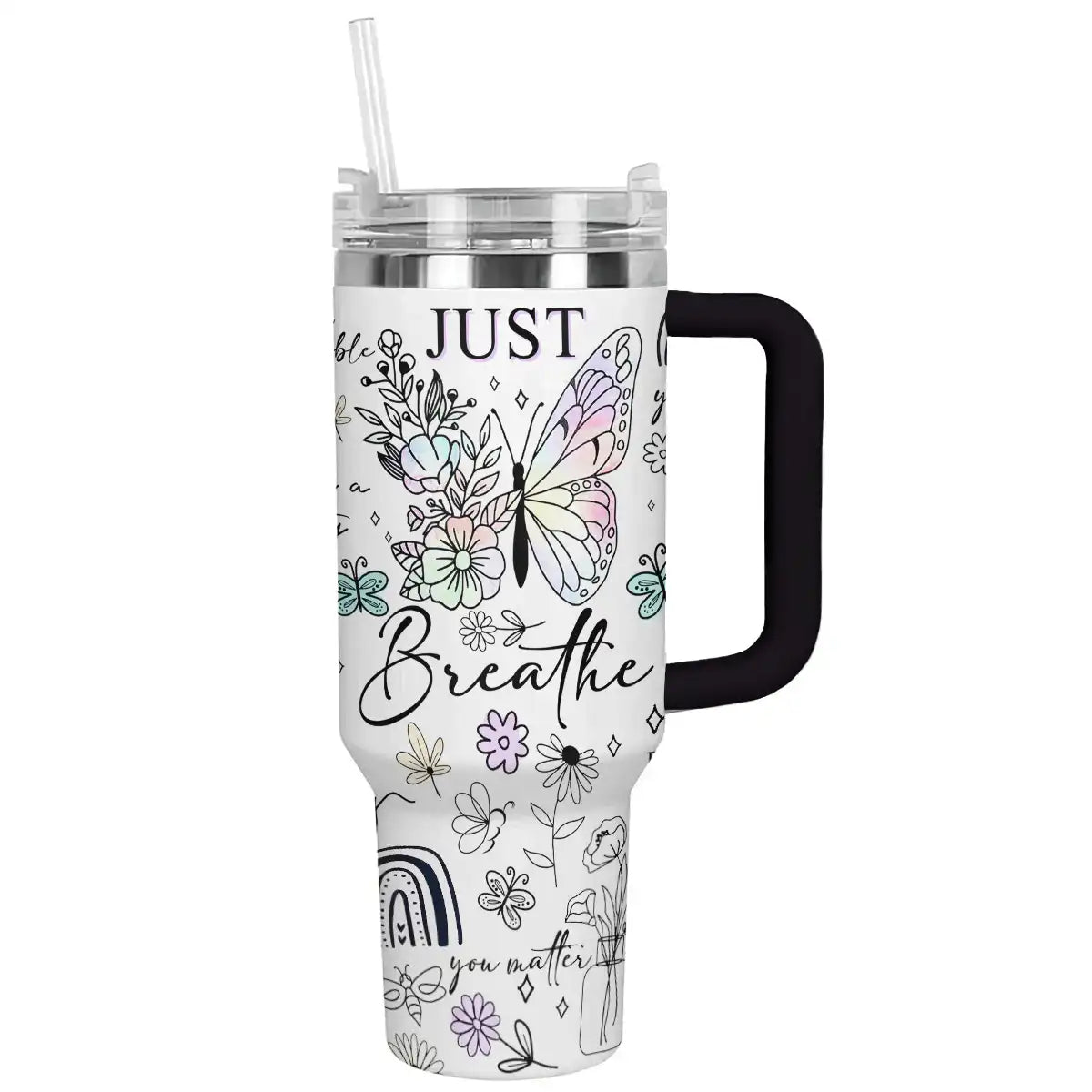 Shineful Tumbler Just Breathe