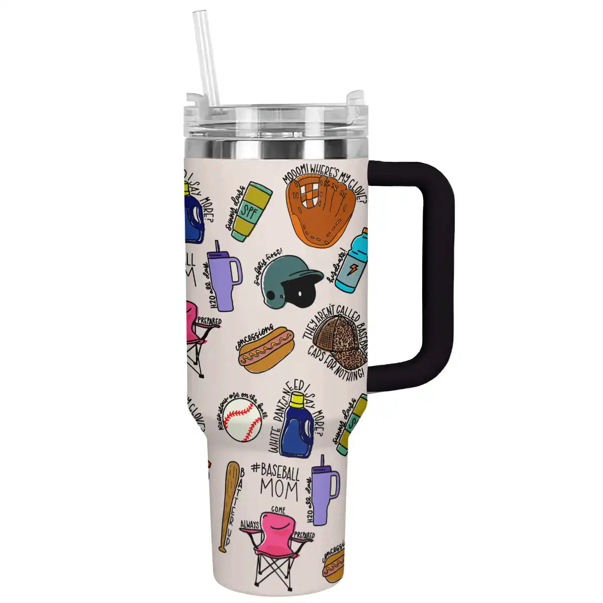 Shineful Tumbler Baseball Mom TH7
